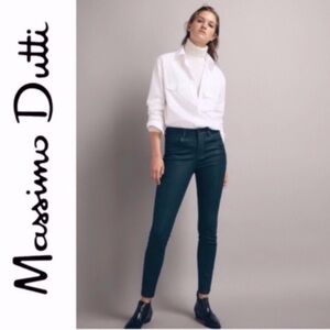 Massimo Dutti coated pants